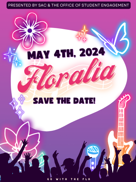 Floralia 2024 Save the Date Poster