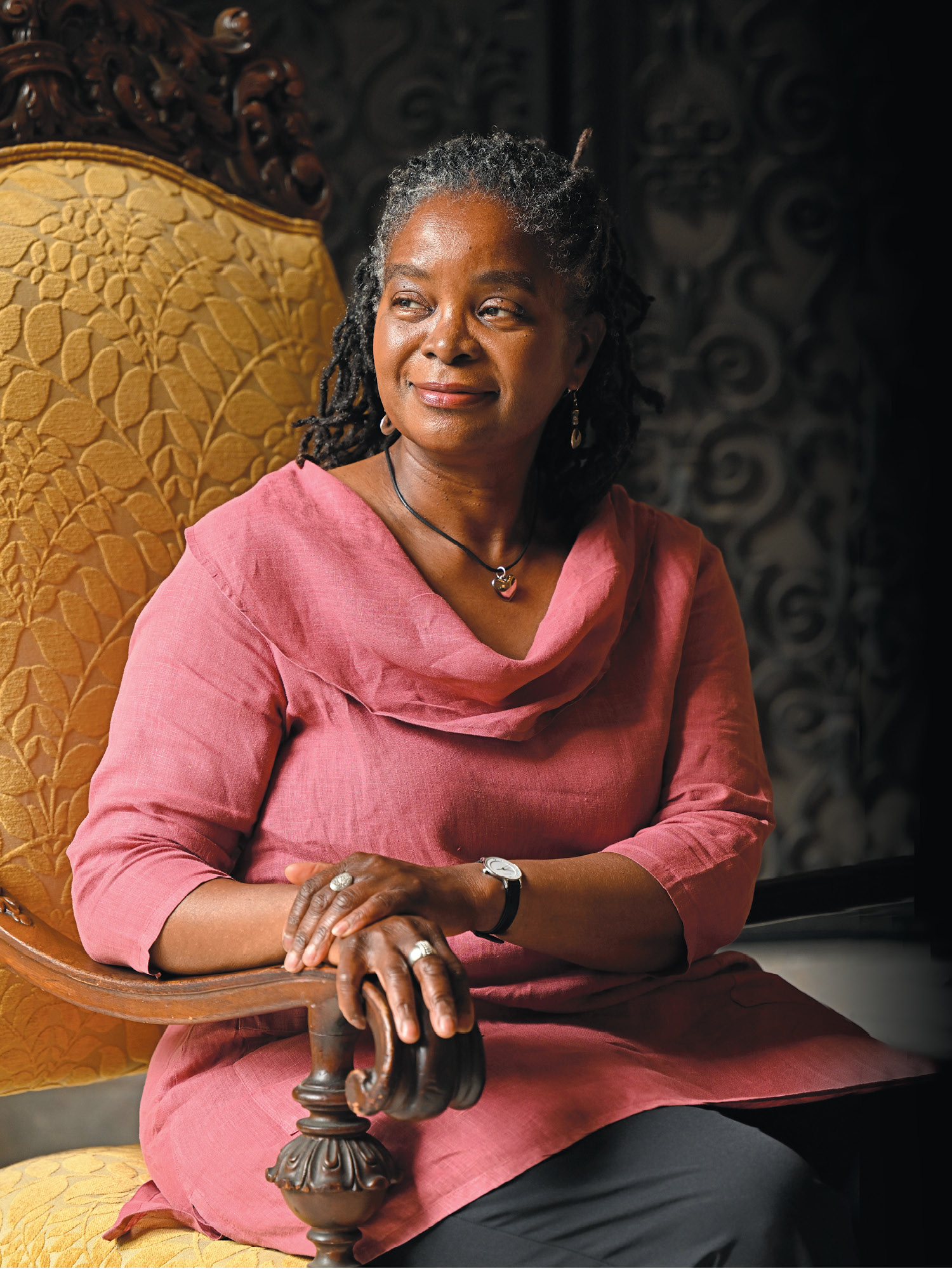 Sitting portrait of Marsha Williams ’81