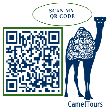 Arboretum camel tour QR scan